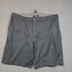 Jachs New York Performance Shorts Mens 38 Black Stretch Golf Flat Front 1563023